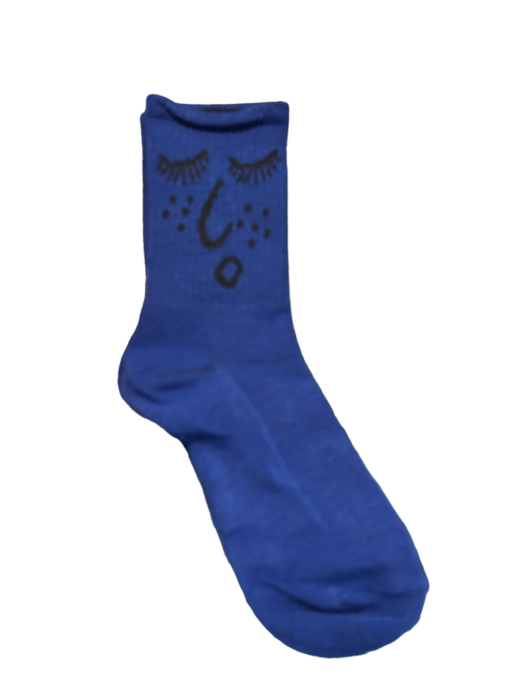 Royal Blue Funny Socks