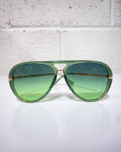 Load image into Gallery viewer, Green Aviator Sunnies
