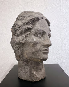 Vintage Sculpture of a Man’s Head