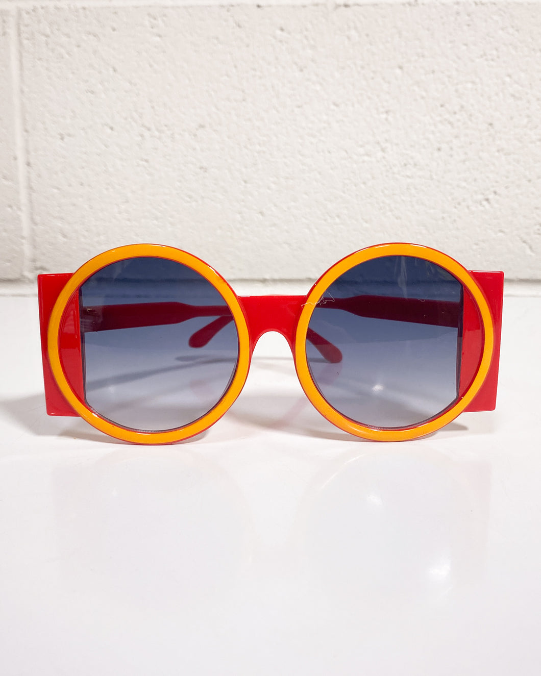 Red and Orange Round Sunnies