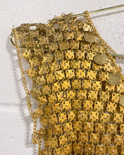 Load image into Gallery viewer, 1970’s Gold Mirrored Chainmail Vest
