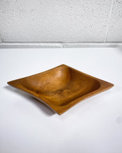 Load image into Gallery viewer, Vintage Diamond Shaped Wood Catchall
