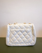 Load image into Gallery viewer, White Quilted Purse
