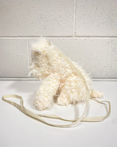 Lil White Doggy Crossbody Bag