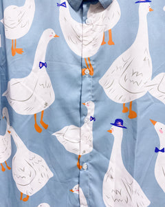 My Blue Duck Button Up (L)