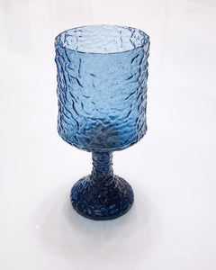 Blue Lava Goblet - Tall