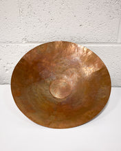 Load image into Gallery viewer, Large Handmade Hammered Copper Bowl
