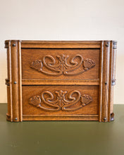 Load image into Gallery viewer, Art Nouveau Two Drawer Sewing Box
