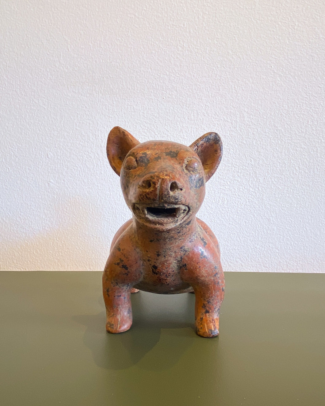 Pre Columbian Terracotta Colima Dog Sculpture