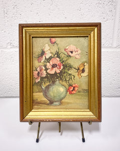 Vintage Floral Bouquet Vase