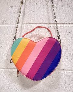 Rainbow Heart Purse