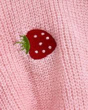 Load image into Gallery viewer, Pink Cardigan with Strawberries (XL)
