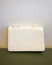 Load image into Gallery viewer, Cream, Blue and Black Purse
