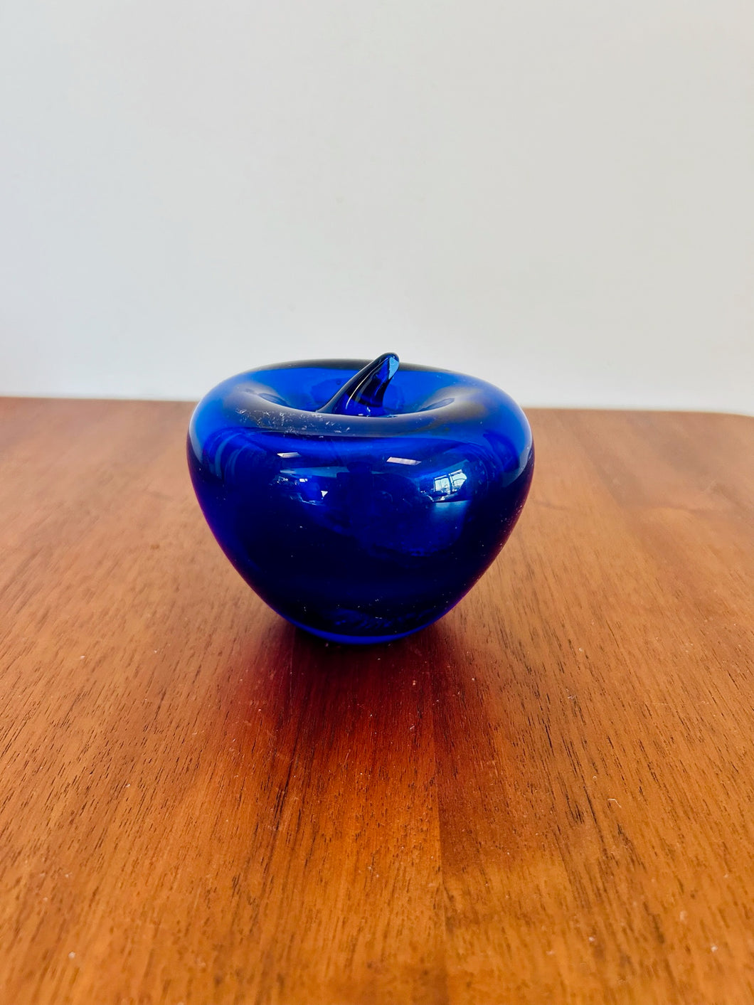 Big Blue Apple Paper Weight