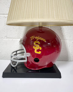 Vintage USC Trojans Football Table Lamp