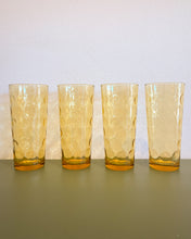 Load image into Gallery viewer, Vintage Hazel Atlas Amber Drinking Glasses - Set of 4
