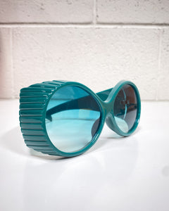 Ribbed Green Sunnies