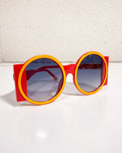 Load image into Gallery viewer, Red and Orange Round Sunnies
