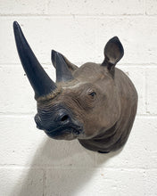 Load image into Gallery viewer, Large Rhino Head Wall Hanging
