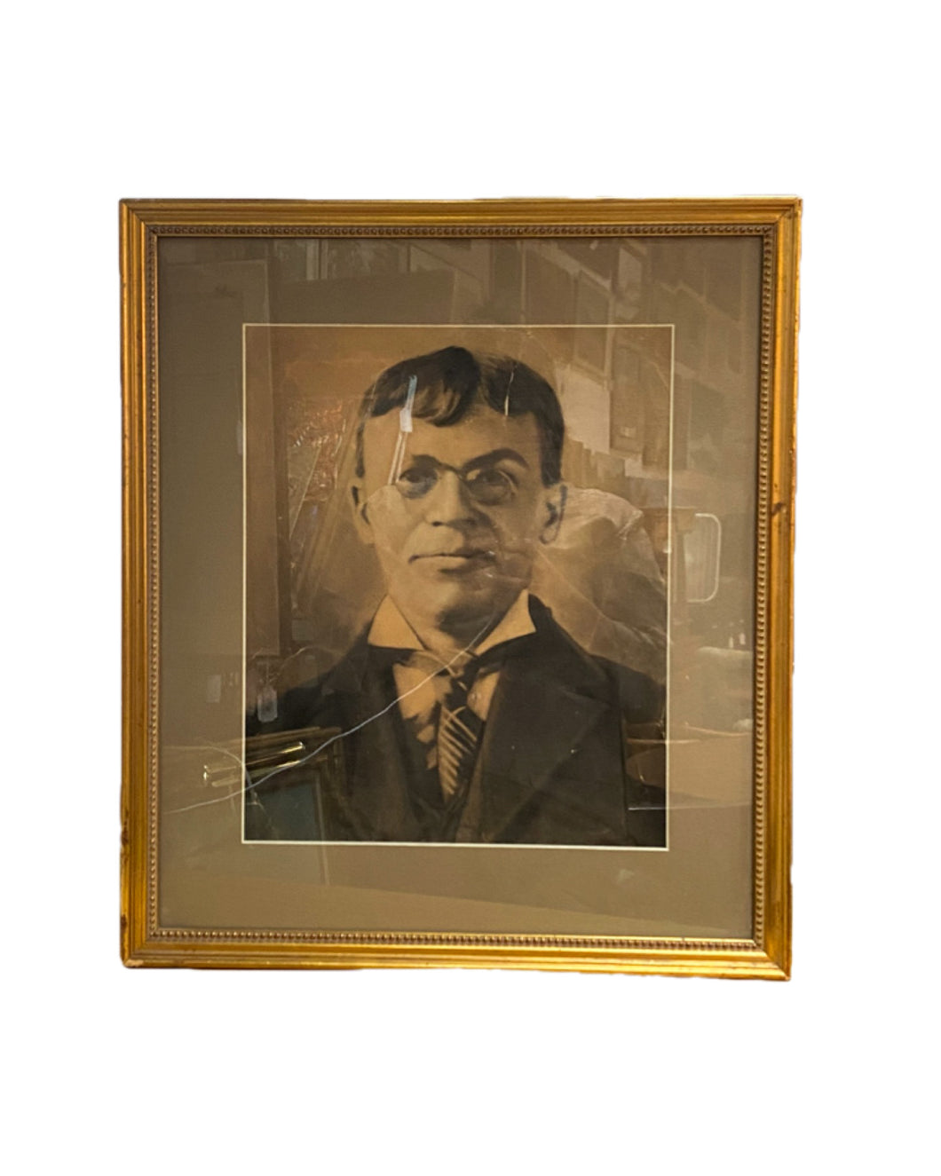 A Studious Man, Framed Photo