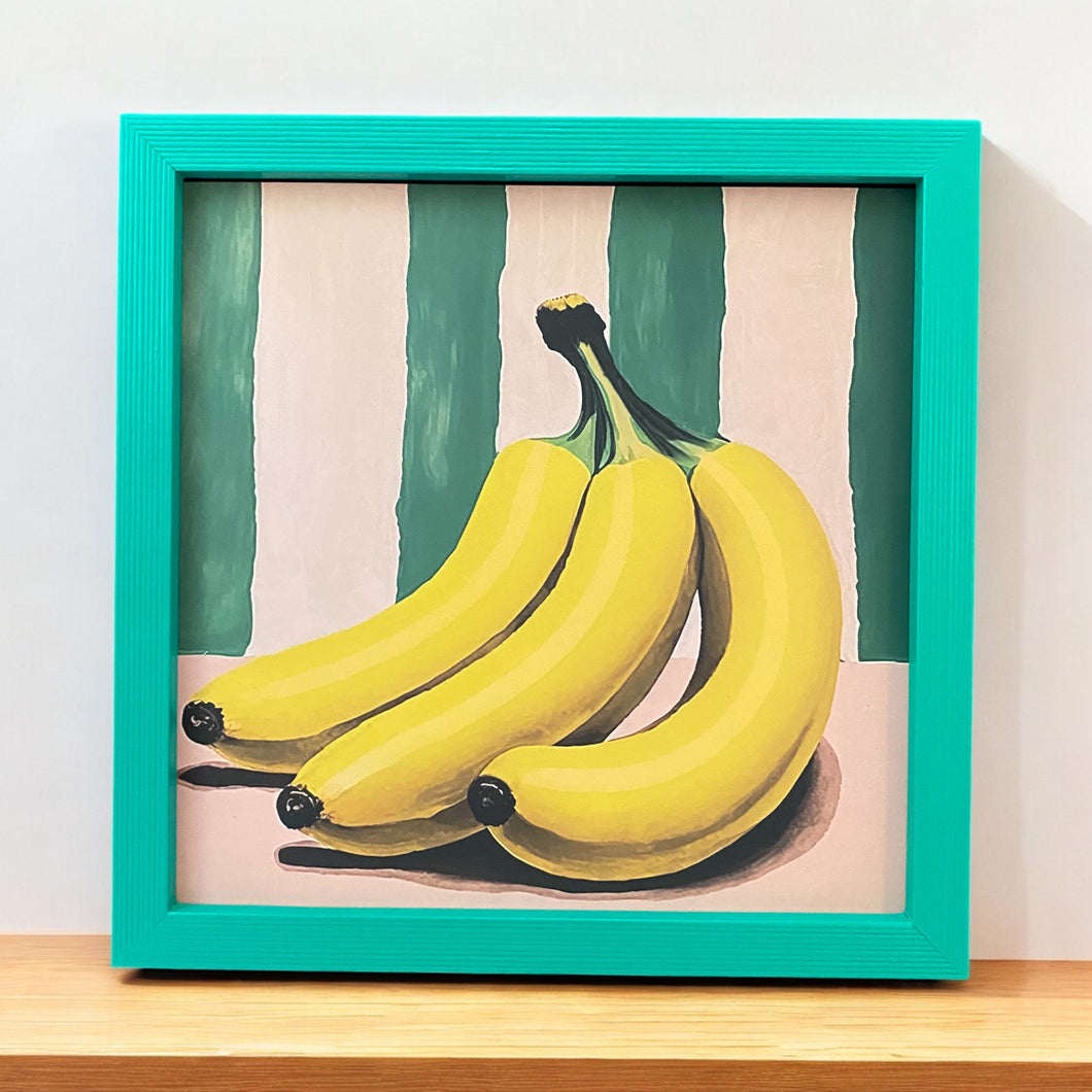 Bunch of Bananas in Green Frame