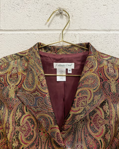 Gold Paisley Vest (M)