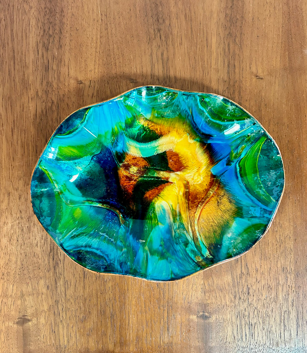 Swirling Colors Seetusee Trinket Bowl