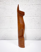 Load image into Gallery viewer, Mid Century Teak Siamese Cat Statue
