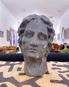 Vintage Sculpture of a Man’s Head