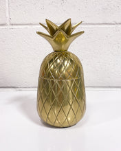 Load image into Gallery viewer, Gold Pineapple Container with Lid
