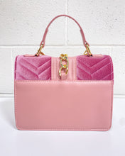 Load image into Gallery viewer, Mauve Velvet Handbag
