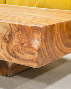 Large Solid Wood Coffee Table