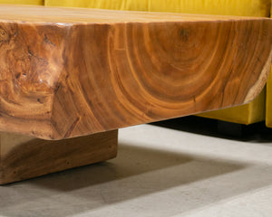 Large Solid Wood Coffee Table