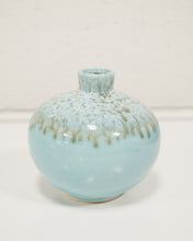 Load image into Gallery viewer, Vintage Baby Blue Ceramic Vase
