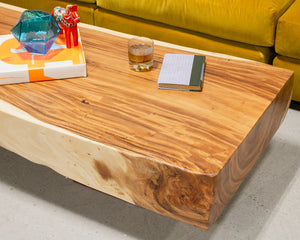 Large Solid Wood Coffee Table