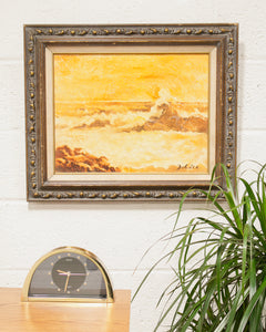 Vintage Golden Ocean Art