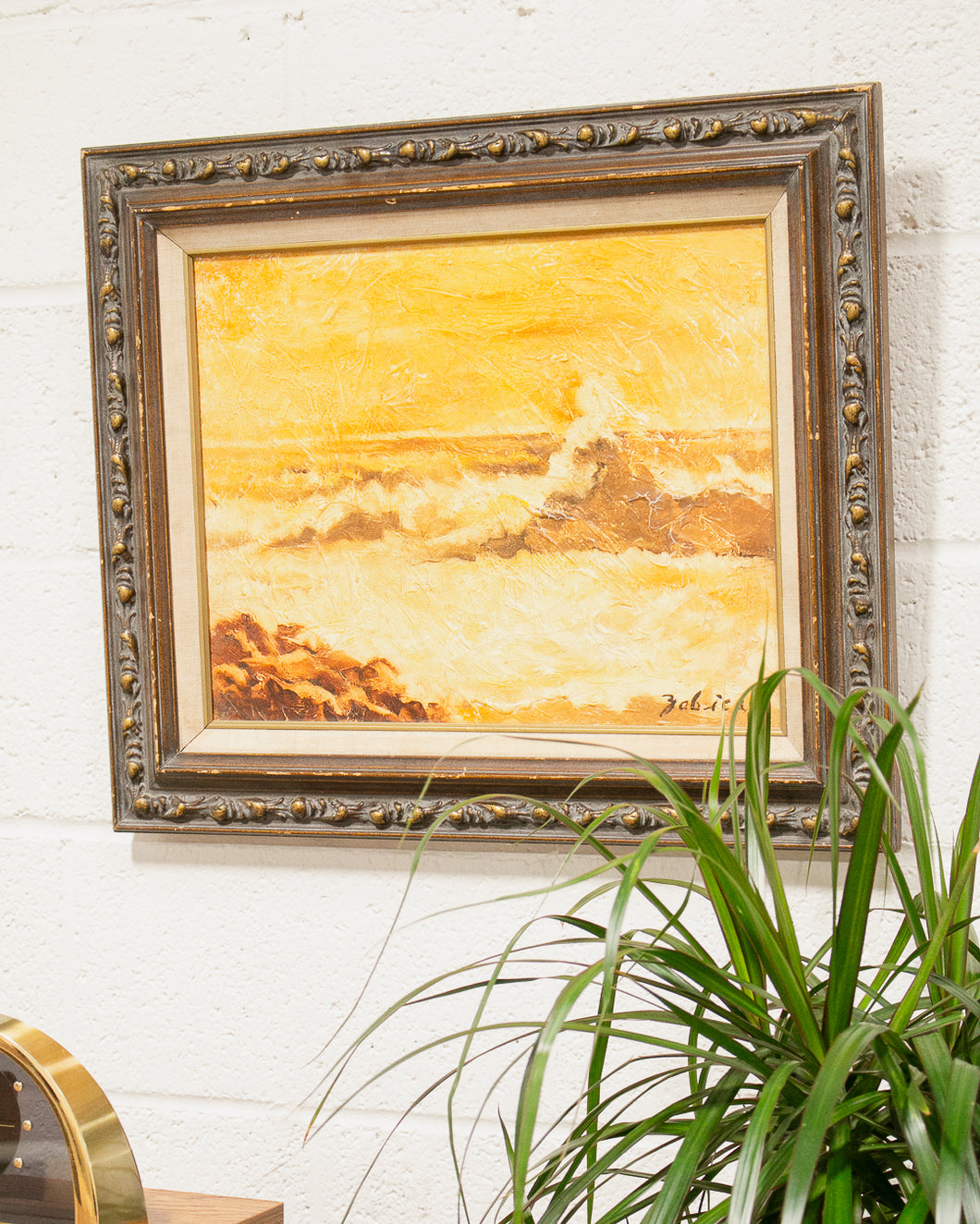 Vintage Golden Ocean Art