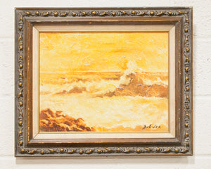 Vintage Golden Ocean Art