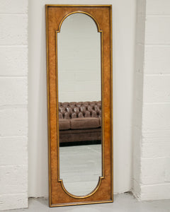 Burlwood Floor Mirror