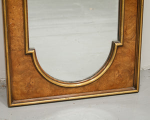 Burlwood Floor Mirror