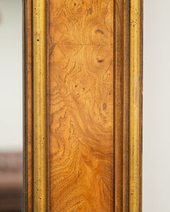 Burlwood Floor Mirror