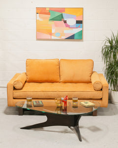 Natasha Loveseat in Parallel Tobacco