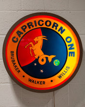 Load image into Gallery viewer, Round Capricorn ONE Sticker 1 NASA Seal Logo Sign
