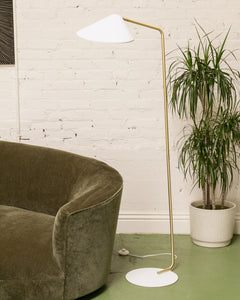 Mona White Floor Lamp