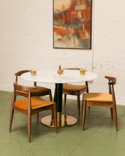 Load image into Gallery viewer, Scandinavian Dining Chair in Gold Velvet
