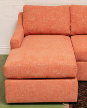 Load image into Gallery viewer, Hauser Sectional Sofa in Amadeo Tangerine
