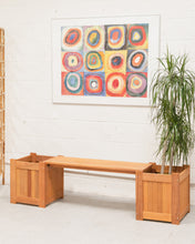 Load image into Gallery viewer, Teak Planter Bench
