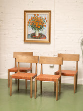 Load image into Gallery viewer, Set of 4 Brown Strap Dining Chairs
