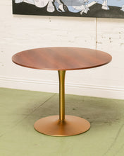 Load image into Gallery viewer, Gold Base Round Dining Table
