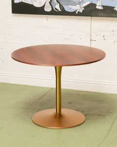 Gold Base Round Dining Table